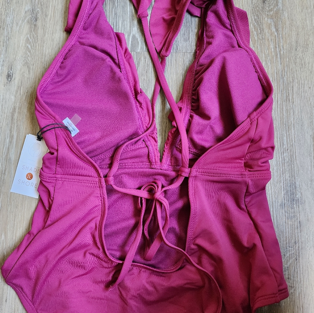 NWT SHADE AND SHORE ONE PIECE SWIMSUIT - Picture 7 of 13